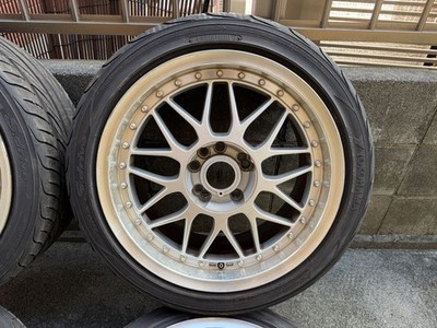JDM Rare Weds Farmas M-Revolt 17x8J/9J +38 4H/5H PCD114.3 4-Wheel Set br WEDS (No Tires) - Image 3