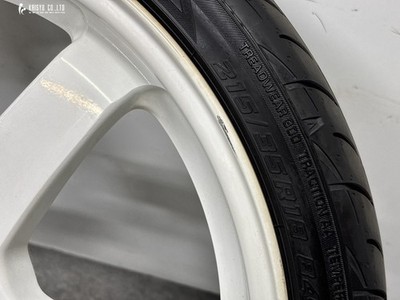 JDM Rare ForgingRAYS Volk Racing TE37C 18in 7.5J +40 PCD114.3 Yokohama (No Tires) - Image 5