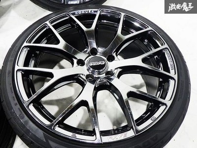 JDM RAYS HOMURA Village 2x7FT 19x8.5J +45 PCD 114.3 5-hole 235/35R19 Ti (No Tires) - Image 2