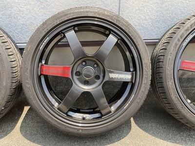 JDM RAYS VOLK RACING TE37 SAGA 187.5j +48 PCD100 4-Wheel Set br RAYS (No Tires) - Image 4