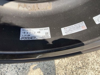 JDM RAYS VOLK RACING TE37 SAGA 187.5j +48 PCD100 4-Wheel Set br RAYS (No Tires) - Image 6
