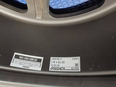 JDM RAYS VOLK RACING 18-inch br RAYS (No Tires) - Image 5