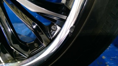 JDM S Weds Kranze Felsen Chrome 20x9J+37 PCD114.3 5-hole Numerous scra (No Tires) - Image 10