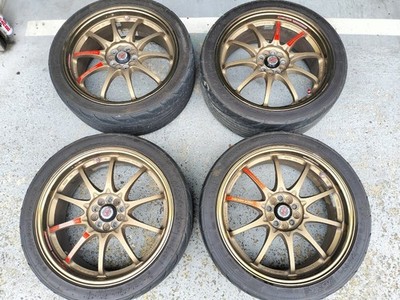 JDM Used forged wheels RAYS CE28N 18-inch 7.5J 5-hole PCD 100 +47 offs (No Tires)