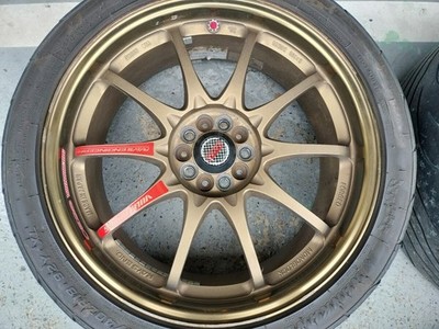 JDM Used forged wheels RAYS CE28N 18-inch 7.5J 5-hole PCD 100 +47 offs (No Tires) - Image 2