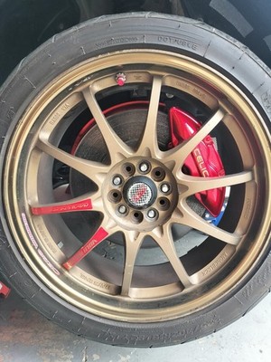JDM Used forged wheels RAYS CE28N 18-inch 7.5J 5-hole PCD 100 +47 offs (No Tires) - Image 10