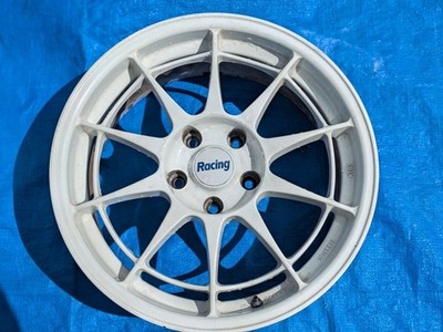 JDM ENKEI Racing NT03 17-inch Aluminum Wheel 4-Piece Set White br ENKE (No Tires) - Image 5