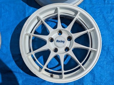 JDM ENKEI Racing NT03 17-inch Aluminum Wheel 4-Piece Set White br ENKE (No Tires) - Image 6