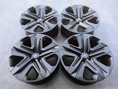 JDM Toyota Crown Sedan Genuine 21 Satin Black 4-Wheel Set (No Tires)