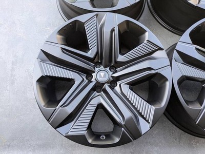 JDM Toyota Crown Sedan Genuine 21 Satin Black 4-Wheel Set (No Tires) - Image 3