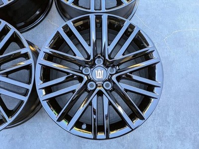 JDM Toyota 210 Series Crown Genuine 18-inch Gloss Black 4-Wheel Set (No Tires) - Image 2