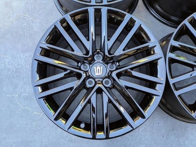 JDM Toyota 210 Series Crown Genuine 18-inch Gloss Black 4-Wheel Set (No Tires) - Image 3