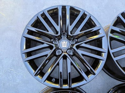 JDM Toyota 210 Series Crown Genuine 18-inch Gloss Black 4-Wheel Set (No Tires) - Image 4