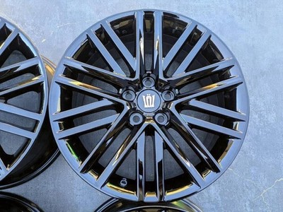 JDM Toyota 210 Series Crown Genuine 18-inch Gloss Black 4-Wheel Set (No Tires) - Image 5