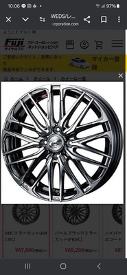 JDM 2-Wheel Set LEONIS SK 19 Wheel BMCMC (No Tires)