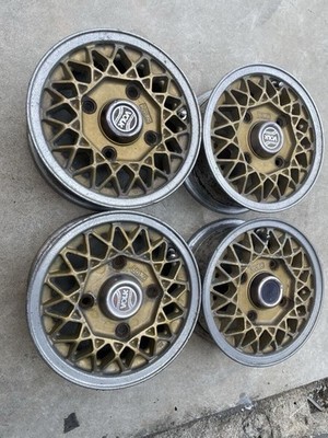 JDM Used VOLK 104-Wheel Set PCD110 4H 4.3B-10 Installed on a Life 360cc Old (No Tires)