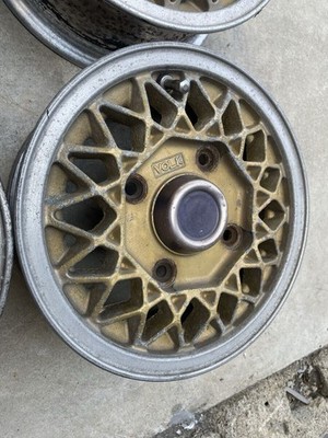 JDM Used VOLK 104-Wheel Set PCD110 4H 4.3B-10 Installed on a Life 360cc Old (No Tires) - Image 2
