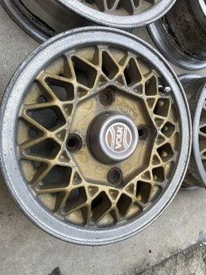 JDM Used VOLK 104-Wheel Set PCD110 4H 4.3B-10 Installed on a Life 360cc Old (No Tires) - Image 5