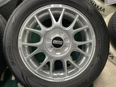 JDM Rare BBS RF317 17x7J +52 PCD112-5H 225/55R17 Dunlop Enasave RV503 w (No Tires) - Image 5