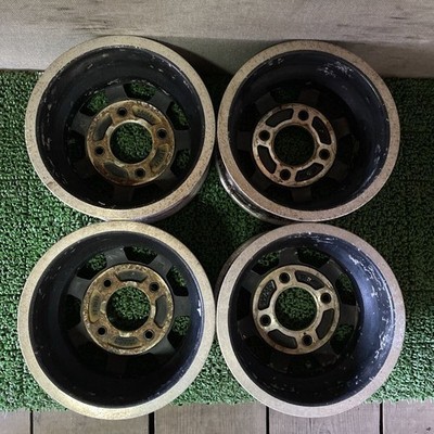 JDM HAYASHI Hayashi Wheels Old Car MiZII HiZ 10104.5J+35 PCD110-4H Hub (No Tires) - Image 9