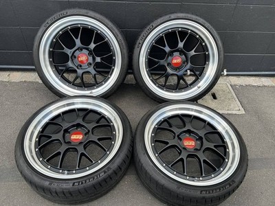 JDM BBS 19-inch wheel set with Michelin tires 4-Wheel Front: 8.5J Rear (No Tires)