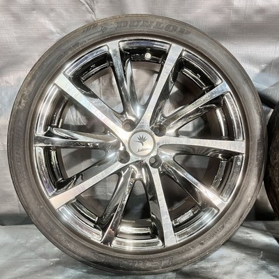 JDM Weds Kranze Vishnu 17x6.5J+40 PCD100 4H Chrome Wheel 205/45R17 Road (No Tires) - Image 2