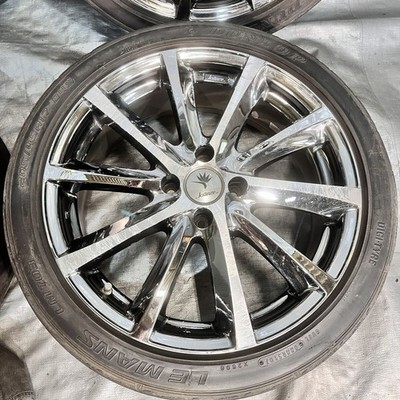 JDM Weds Kranze Vishnu 17x6.5J+40 PCD100 4H Chrome Wheel 205/45R17 Road (No Tires) - Image 4
