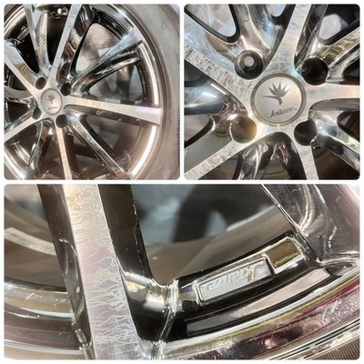 JDM Weds Kranze Vishnu 17x6.5J+40 PCD100 4H Chrome Wheel 205/45R17 Road (No Tires) - Image 6