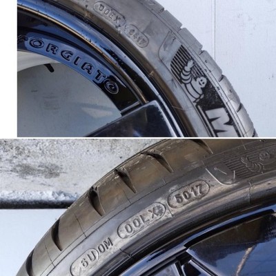 JDM Y173 J144 2017y- Acura HONDA NSX FORGIATO COPIATO-ECX black 205 B (No Tires) - Image 7