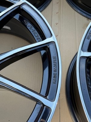 JDM Weds Sport SA-10R 18x7.5J +45 100-5H Wheels 4-Wheel Set . Fits Prius (No Tires) - Image 7