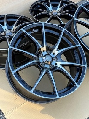 JDM Weds Sport SA-10R 18x7.5J +45 100-5H Wheels 4-Wheel Set . Fits Prius (No Tires) - Image 8