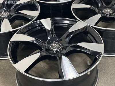 JDM Excellent Condition RAYS Rays fullBlack Sleekers R6 20in 8.5J +38 (No Tires) - Image 2