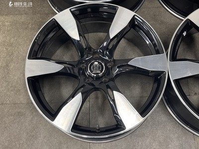 JDM Excellent Condition RAYS Rays fullBlack Sleekers R6 20in 8.5J +38 (No Tires) - Image 3