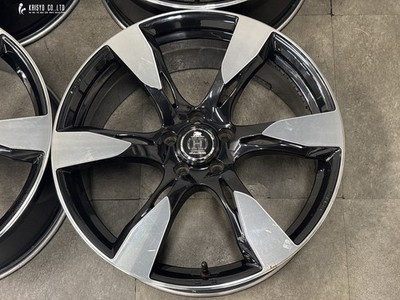 JDM Excellent Condition RAYS Rays fullBlack Sleekers R6 20in 8.5J +38 (No Tires) - Image 4
