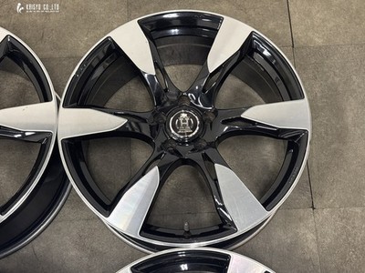 JDM Excellent Condition RAYS Rays fullBlack Sleekers R6 20in 8.5J +38 (No Tires) - Image 6