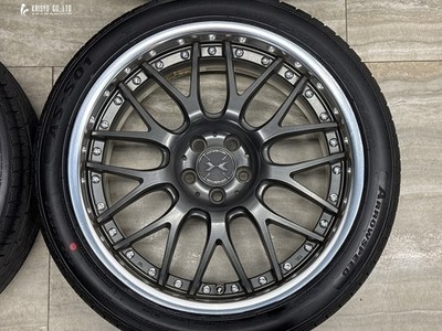 JDM 2025 Model with nubs WEDS Maverick 709M 18in 7.5J +37 PCD100 Arrow (No Tires) - Image 3