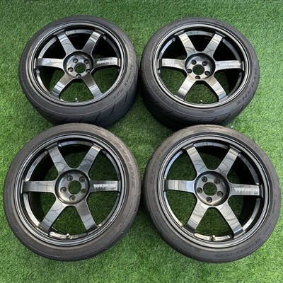 JDM 86/BRZRAYS TE37 SAGA 9.5J PCD100 5-hole 255/35r18 Shiba Tire 2013 (No Tires)