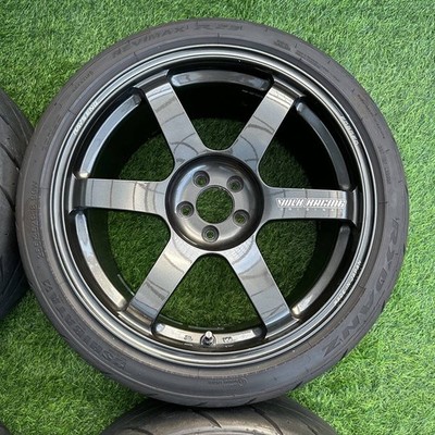 JDM 86/BRZRAYS TE37 SAGA 9.5J PCD100 5-hole 255/35r18 Shiba Tire 2013 (No Tires) - Image 6