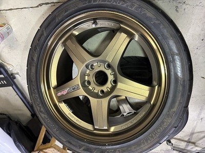 JDM RareTRD Bronze 17-inch 2-Wheel Set 8.5j Book only Lightweight TE37 equiv (No Tires) - Image 8