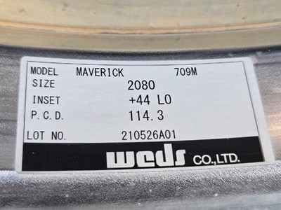 JDM CX-8/CX-5/80/60 Harrier Weds Maverick 709M Dunlop e-SPORT MAXX 245 (No Tires) - Image 10