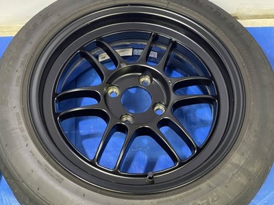 JDM Enkei RPF15_7J+35 100/4RE-71RS205/50R15 Shiba 185/55R15 Rare limit (No Tires) - Image 4