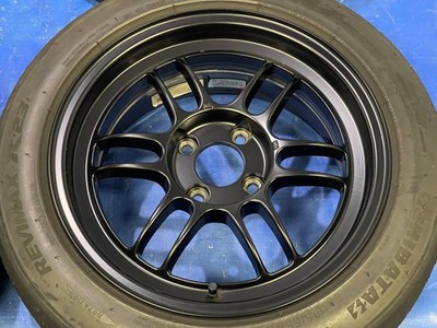 JDM Enkei RPF15_7J+35 100/4RE-71RS205/50R15 Shiba 185/55R15 Rare limit (No Tires) - Image 5