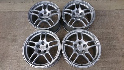 JDM Nissan GTR Wheels 4-Wheel Set Genuine Forging Lightweight BCNR33 Rare Ni (No Tires)