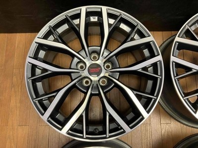 JDM Finished SUBARU WRX STI Genuine 19-inch Gunmetal/Polished 8.5J+55 (No Tires) - Image 2