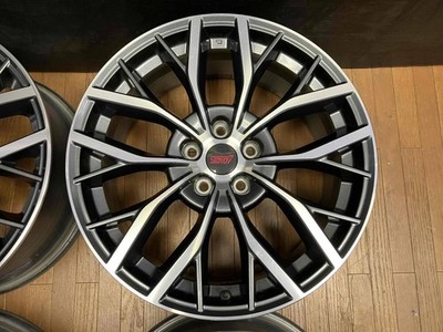 JDM Finished SUBARU WRX STI Genuine 19-inch Gunmetal/Polished 8.5J+55 (No Tires) - Image 3