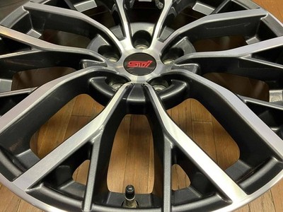 JDM Finished SUBARU WRX STI Genuine 19-inch Gunmetal/Polished 8.5J+55 (No Tires) - Image 6