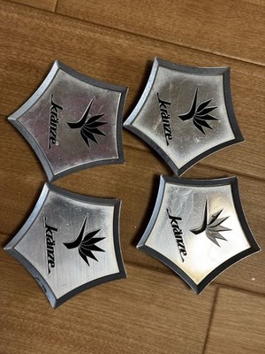 JDM WEDS Kranze Center Caps Set of 4 Silver br WEDS (No Tires)