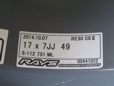 JDM Rare Specification Rays RAYS Volk Racing RE30 CSⅡ Forged MINI F55 (No Tires) - Image 10