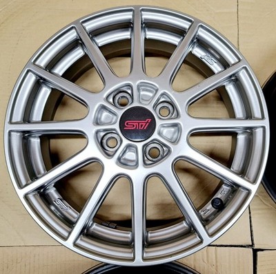 JDM Superb Condition Subaru Stella STI Genuine Option 15 Wheels 4-Pack (No Tires) - Image 4