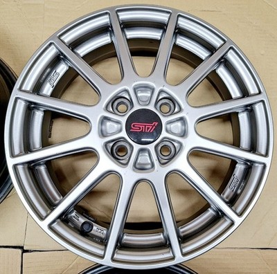 JDM Superb Condition Subaru Stella STI Genuine Option 15 Wheels 4-Pack (No Tires) - Image 5